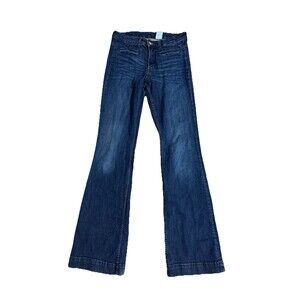 H&M Dark Wash Flared Jeans Women’s Size 6 – Y2K Retro Denim